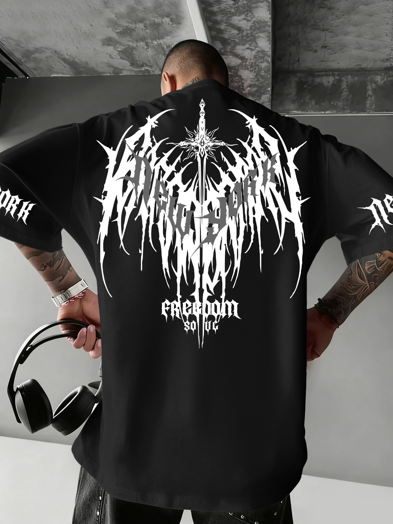 Men'S Fashion New York - Men's Hip Hop Short Sleeve Tee,