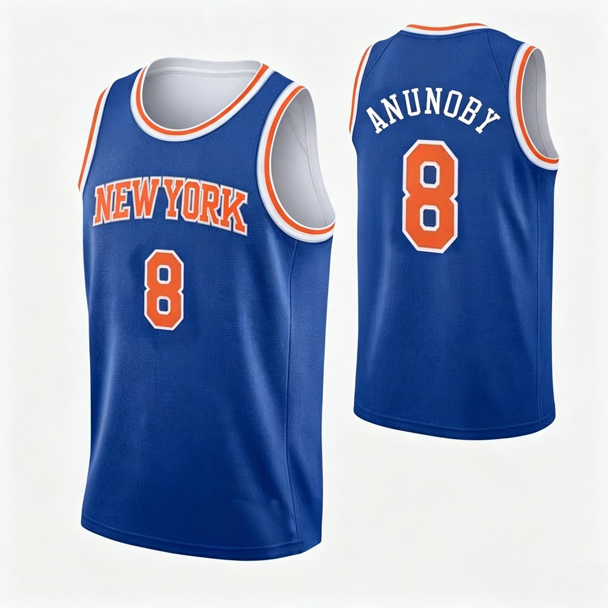 Men'S Fashion New York - Men Anunoby #8 New York Basketball
