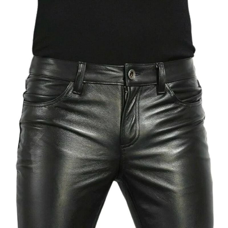 Men Fashion Rave - Choice PU Leather Pants Men's Fashion