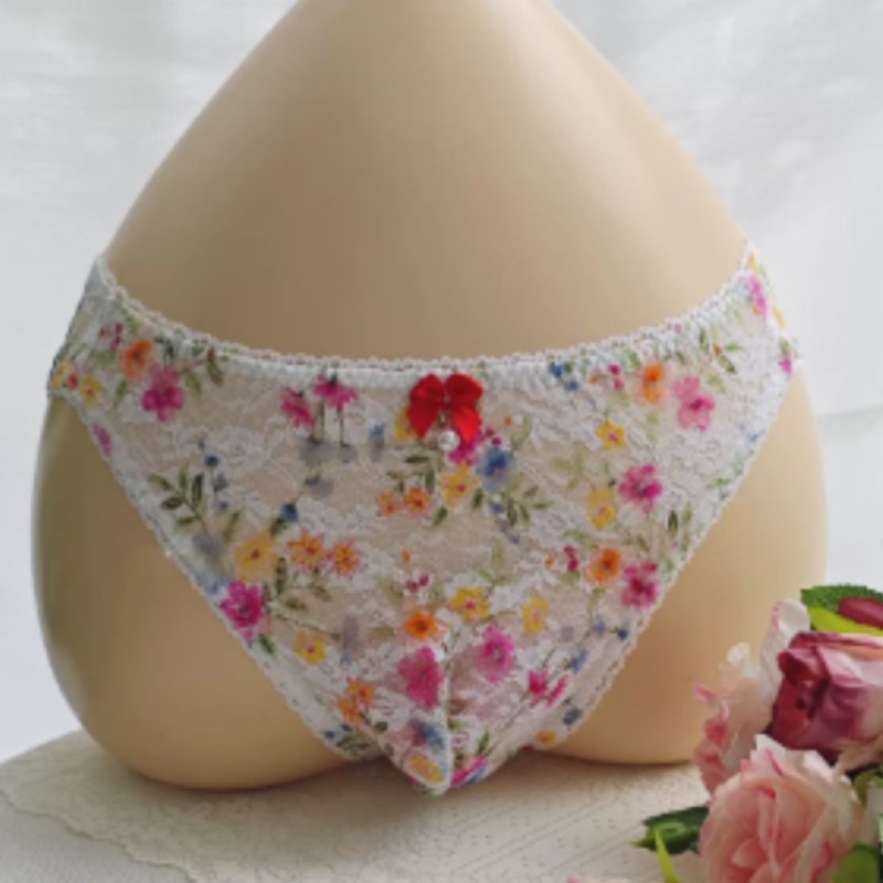 Men Fashion Rave - Sheer Sexy Man's Lace Panties Low
