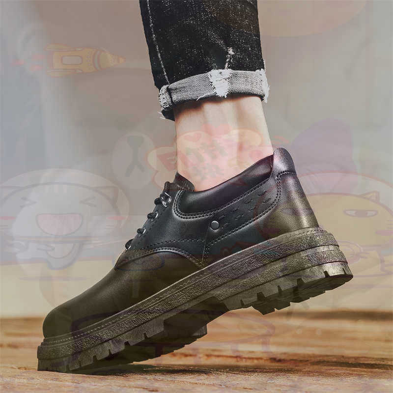 Men'S Fashion Over The Years - Dark Natural Leather Fashion Trainers Tennis