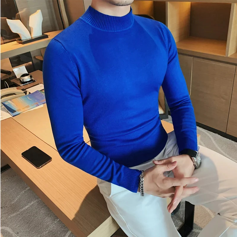 Men'S Fashion Youtube - 2025 Autumn Winter Fashion Turtleneck Long