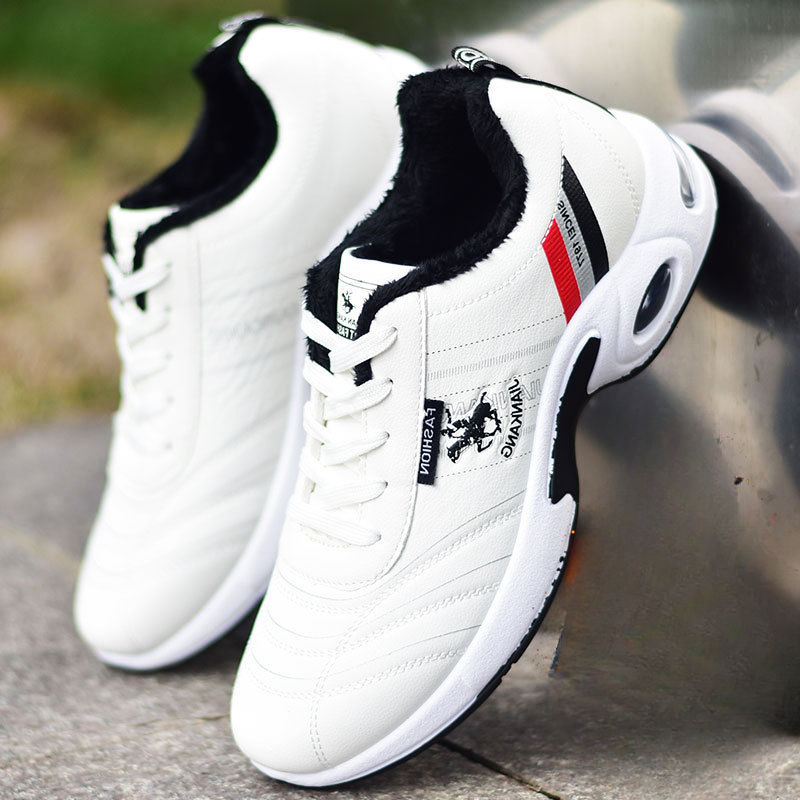 Mens Fashion Zapatos - Men's leather sneakers Casual versatile shoes