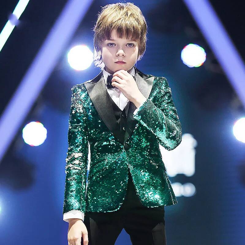 Men'S Fashion Over The Years - Formal Suit Halloween Suit Children's Sequin