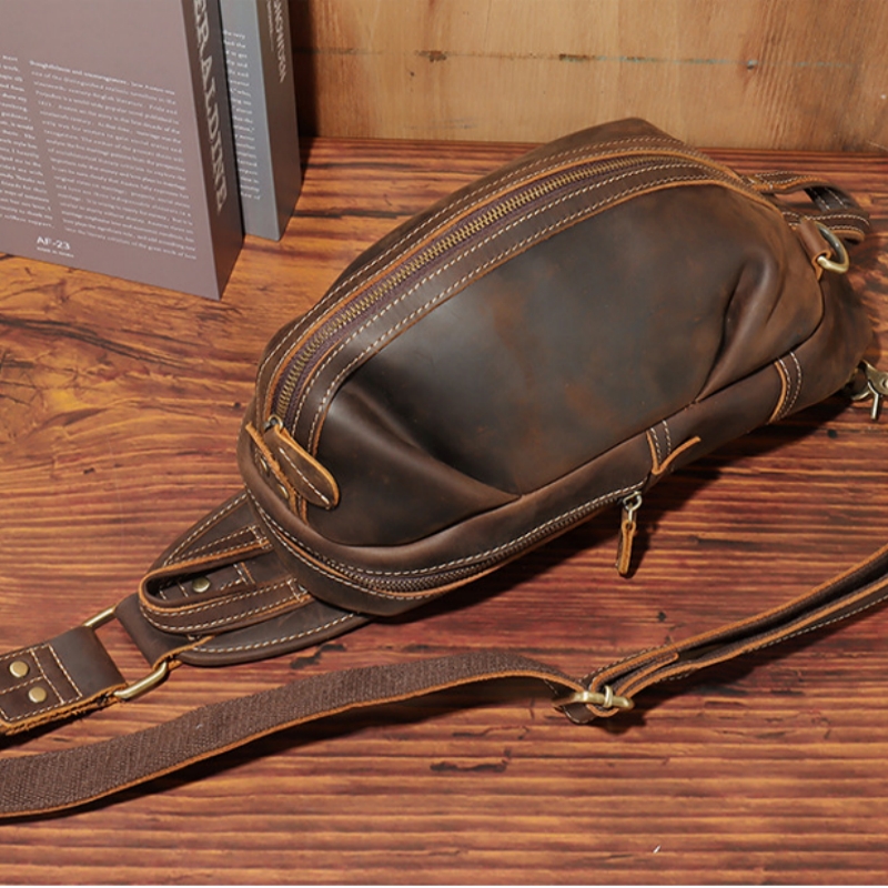 Men'S Fashion Bag - Fashion Design Luxury Men's Sling Chest