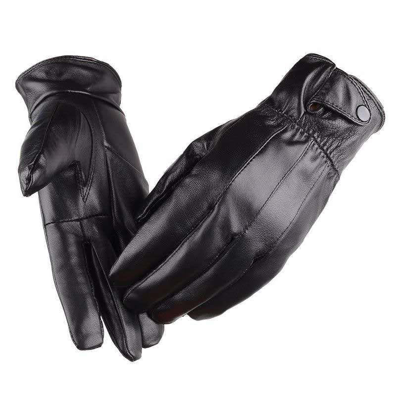 1pair Men's PU Leather Winter  - Driving Gloves Leather 评论和价格