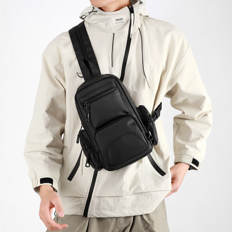 New Men's Chest Bag Casual Fas - Men'S Fashion Bag 评论和价格