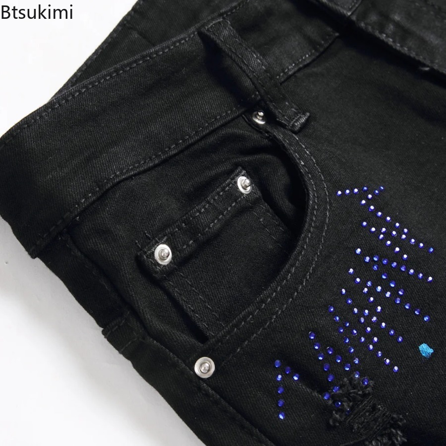 2026 New Men's Fashion Crystal - Men'S Fashion Nova Jeans 评论和价格