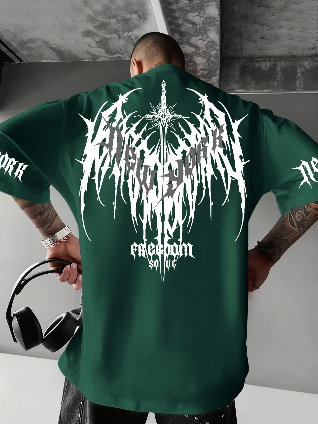Men's Hip Hop Short Sleeve Tee - Men'S Fashion New York 评论和价格