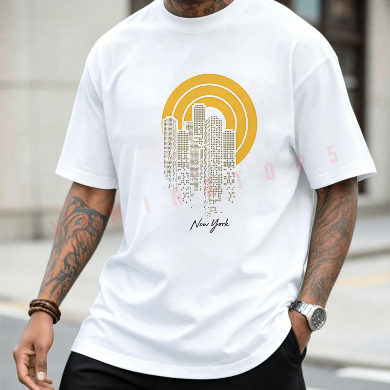 New York City Graphic Motorcyc - Men'S Fashion New York 评论和价格