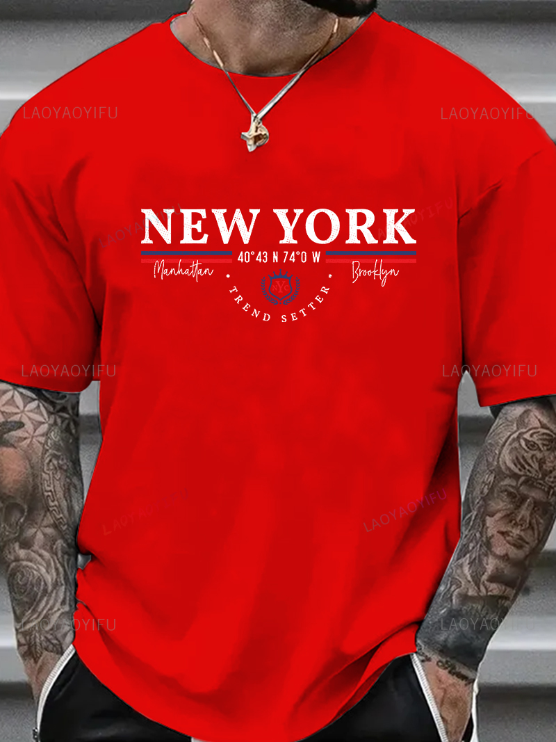 New York Letter Graphic Tee Un - Men'S Fashion New York 评论和价格