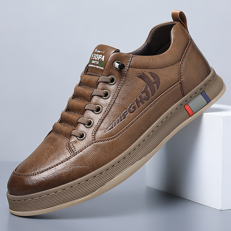 New Designer Cow Leather Sneak - Mens Fashion Zapatos 评论和价格