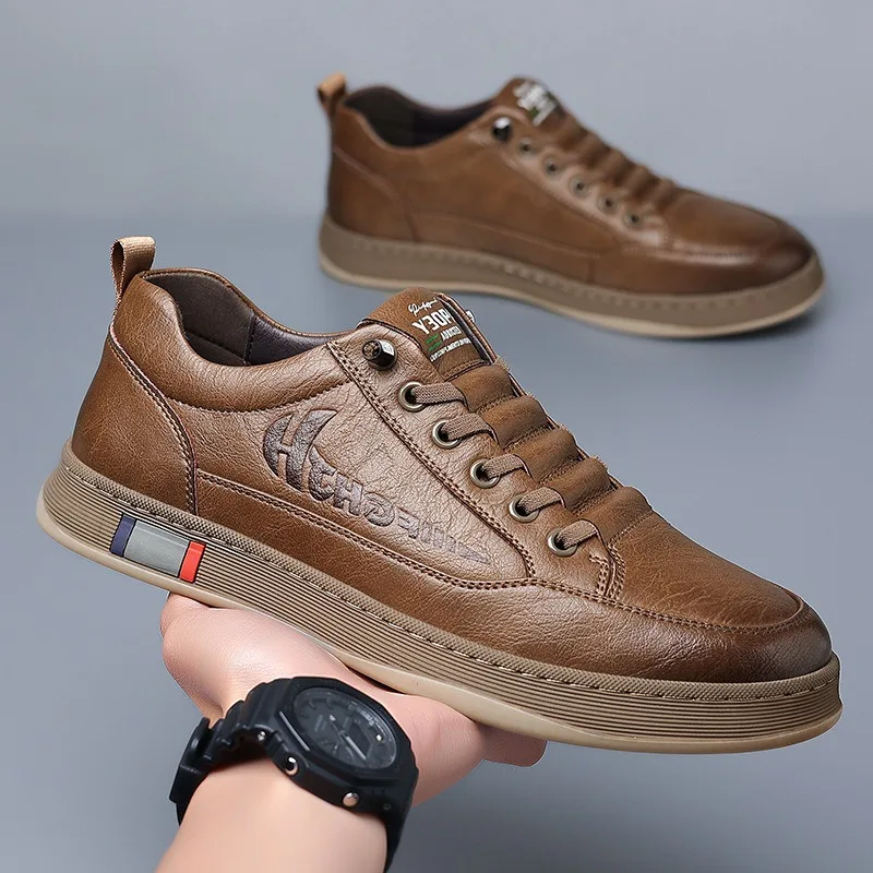 New Designer Cow Leather Sneak - Mens Fashion Zapatos 评论和价格