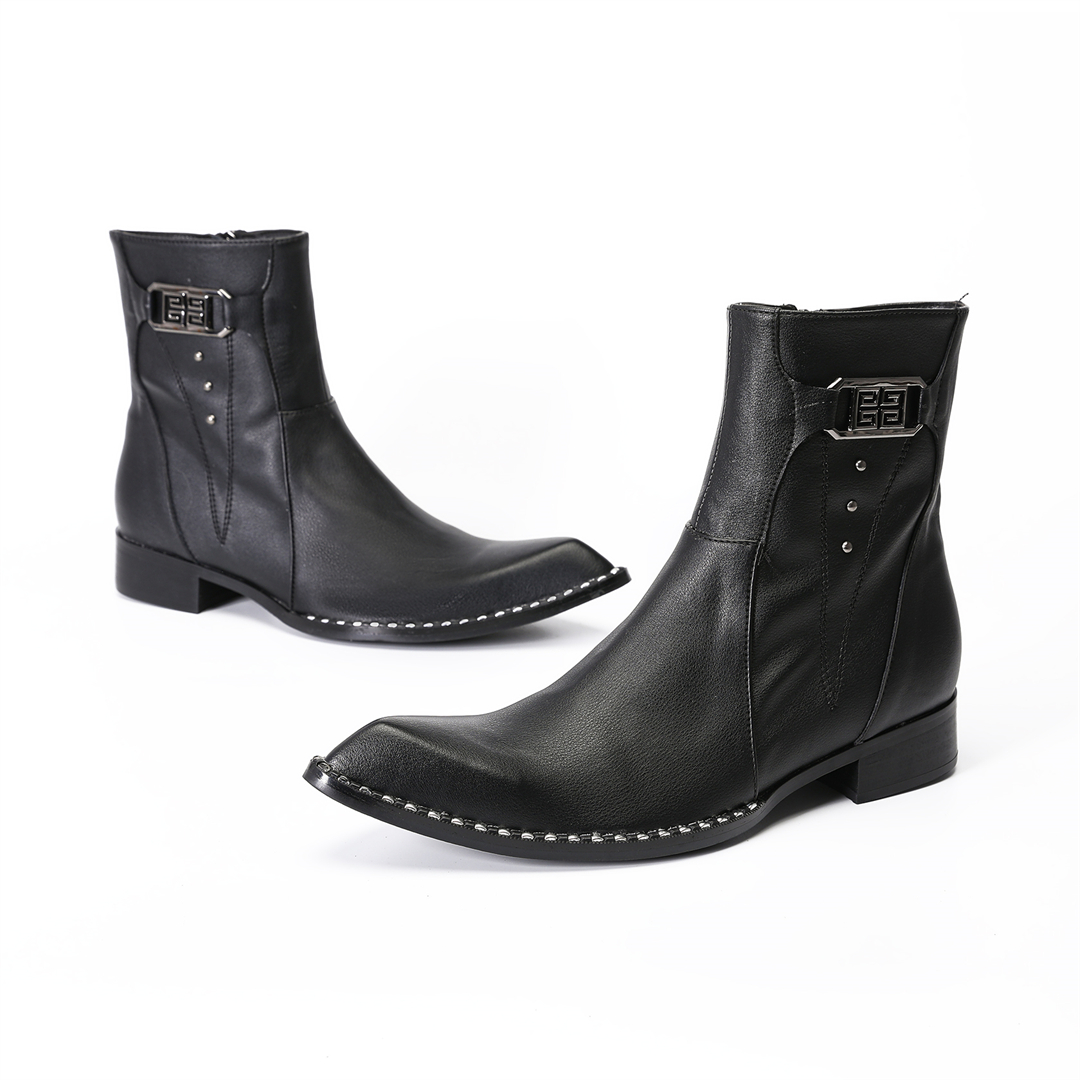 fashion black pointed toe men  - Men'S Fashion Formal 评论和价格