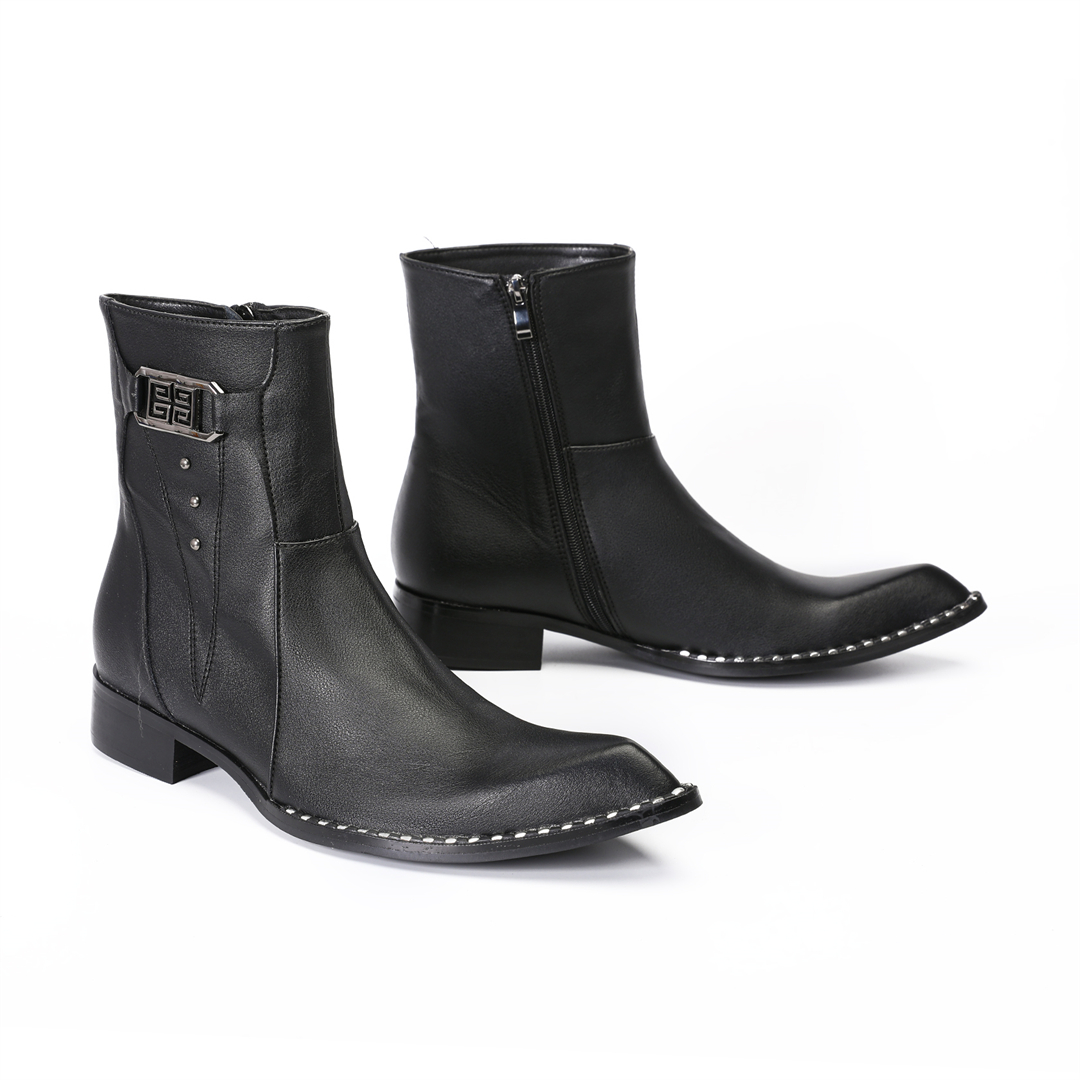 fashion black pointed toe men  - Men'S Fashion Formal 评论和价格