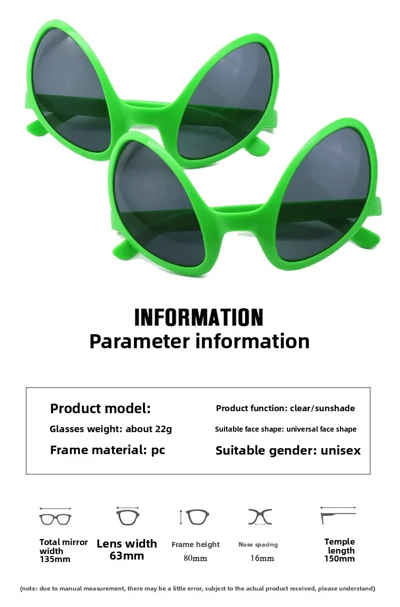 Green Alien Martian Quirky Sun - Men Fashion Rave 评论和价格