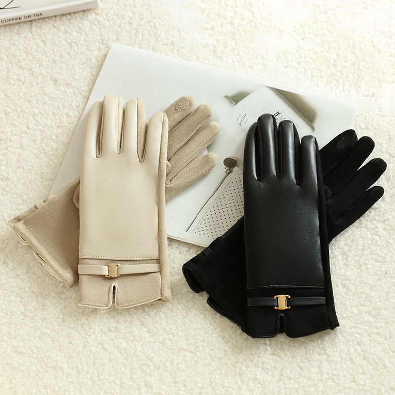 1 Pair of Gloves for Women in  - Driving Gloves Leather 评论和价格