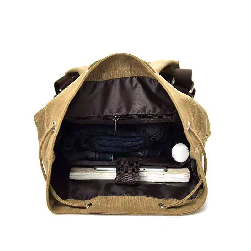 2026 Canvas backpack with dual - Men'S Fashion Bag 评论和价格