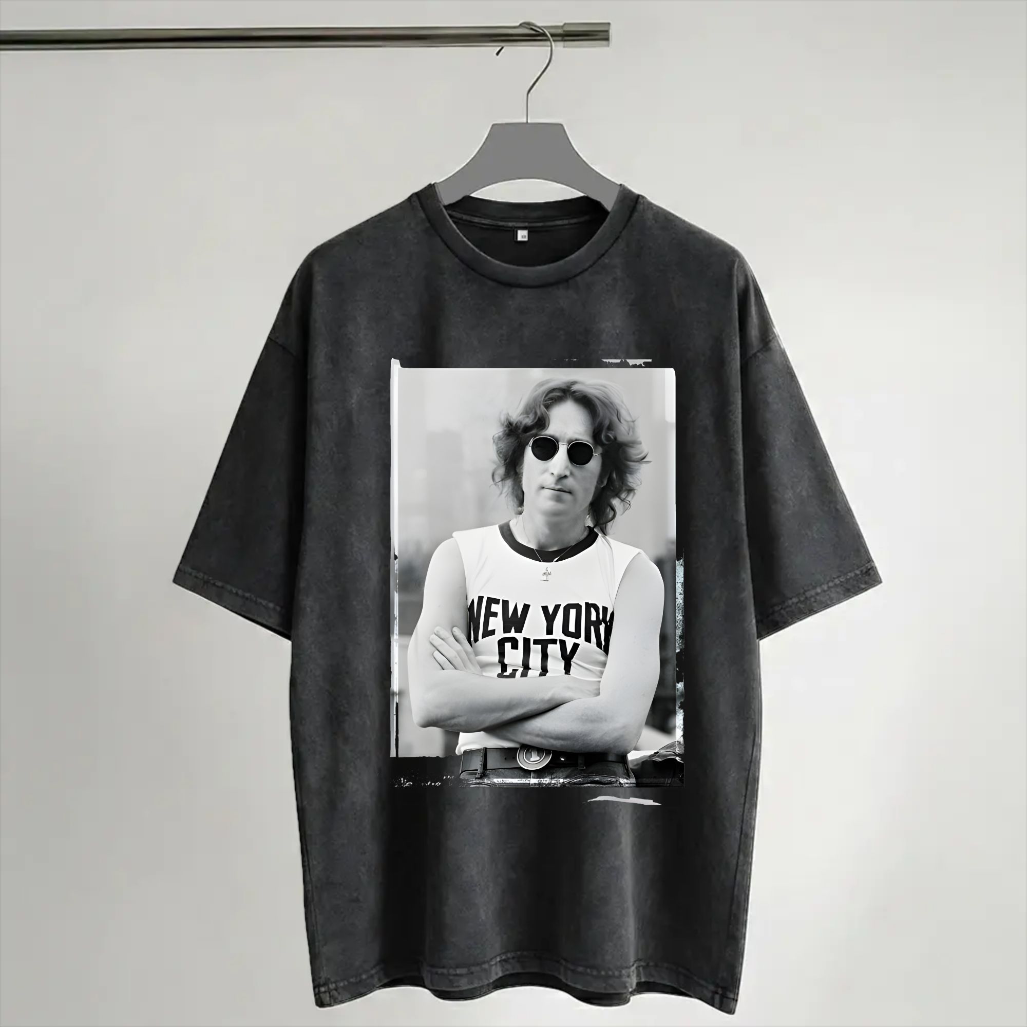Harajuku Washed Shirt John Len - Men'S Fashion New York 评论和价格