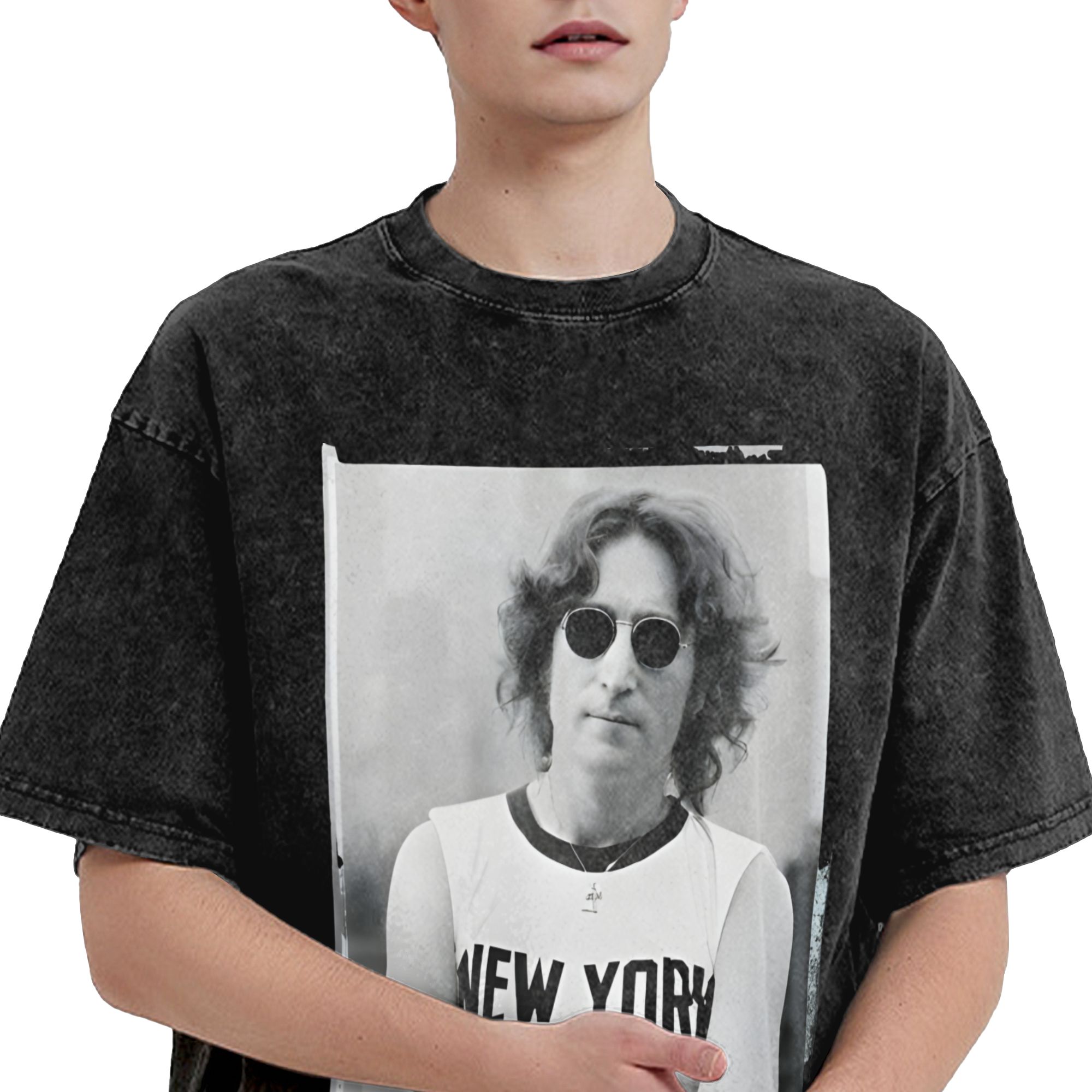 Harajuku Washed Shirt John Len - Men'S Fashion New York 评论和价格