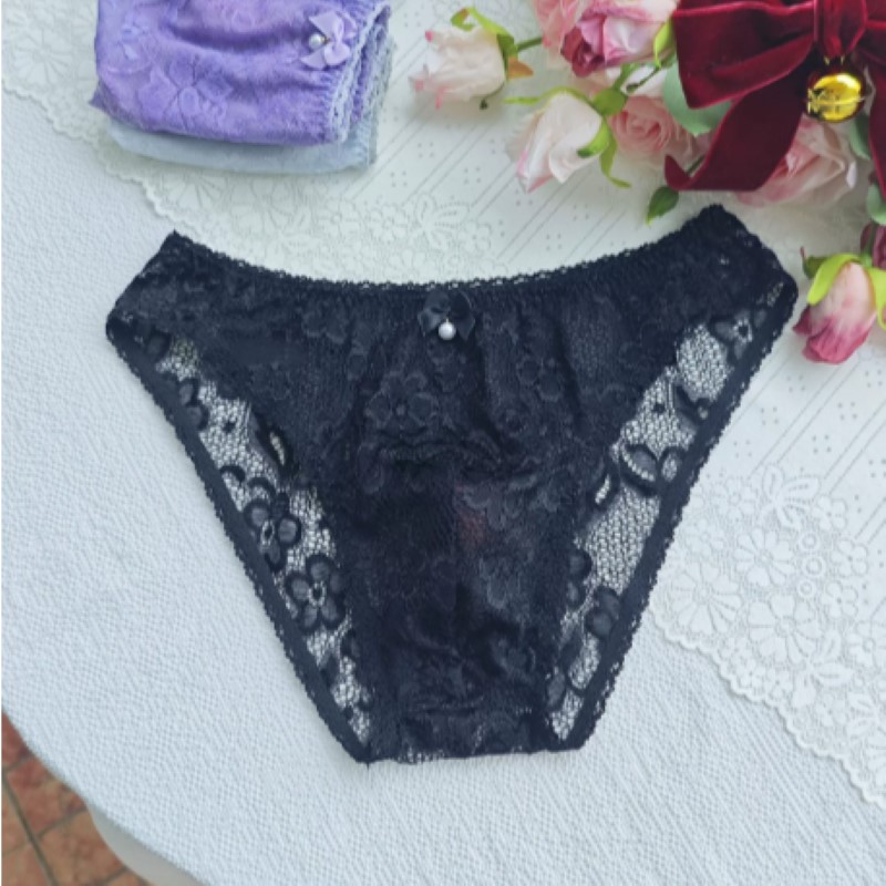 Sheer Sexy Man's Lace Panties  - Men Fashion Rave 评论和价格