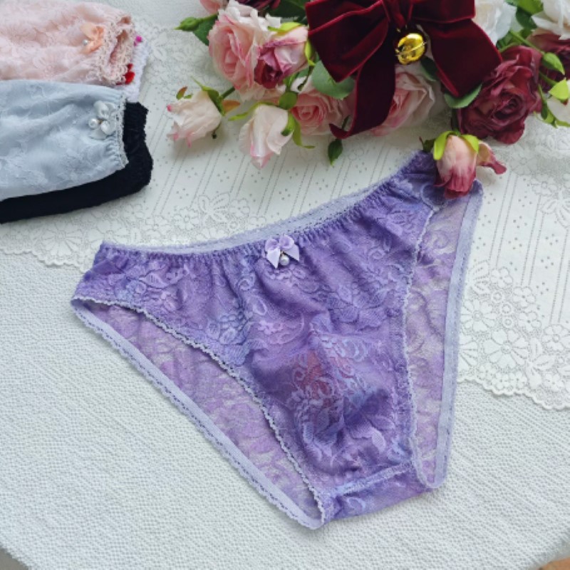 Sheer Sexy Man's Lace Panties  - Men Fashion Rave 评论和价格