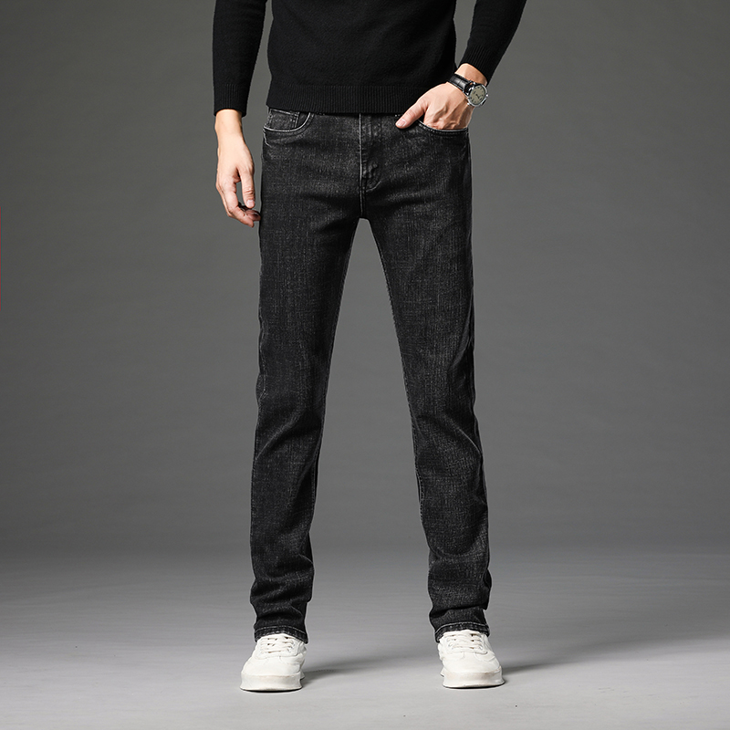 2025 Fall New Men's Cotton Str - Men'S Fashion Nova Jeans 评论和价格