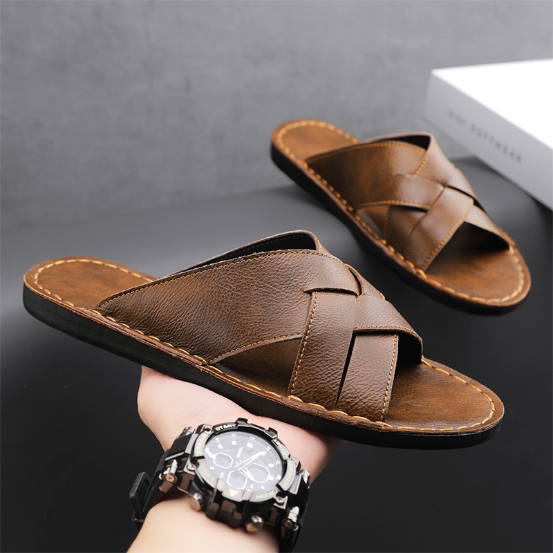 Fashion Genuine Leather Men Sl - Mens Fashion Zapatos 评论和价格