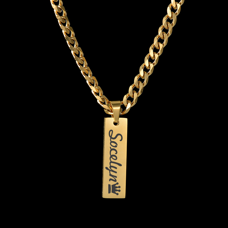 Goxijite Custom Engraved Name  - Men Fashion Rave 评论和价格