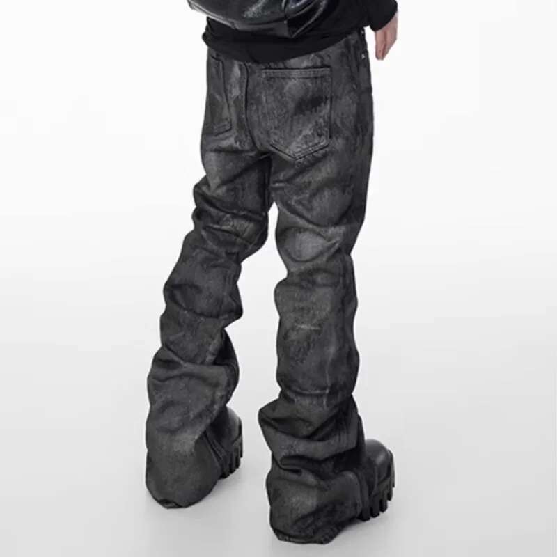 HKSH Men's Tide Dark High Stre - Men'S Fashion Nova Jeans 评论和价格