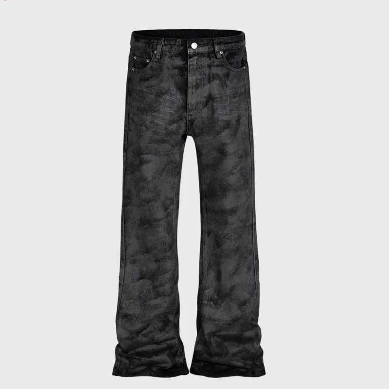 HKSH Men's Tide Dark High Stre - Men'S Fashion Nova Jeans 评论和价格