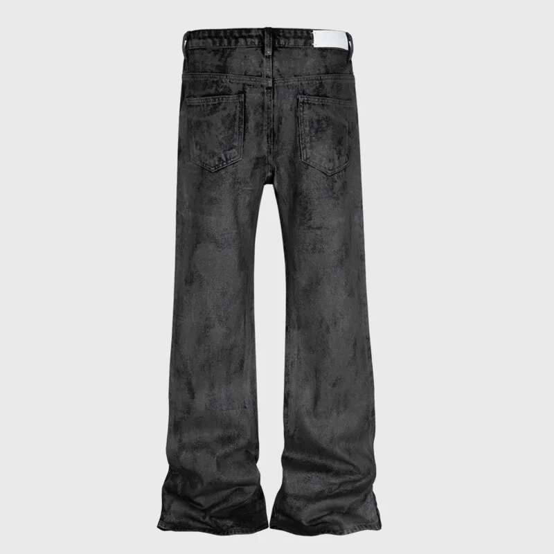 HKSH Men's Tide Dark High Stre - Men'S Fashion Nova Jeans 评论和价格