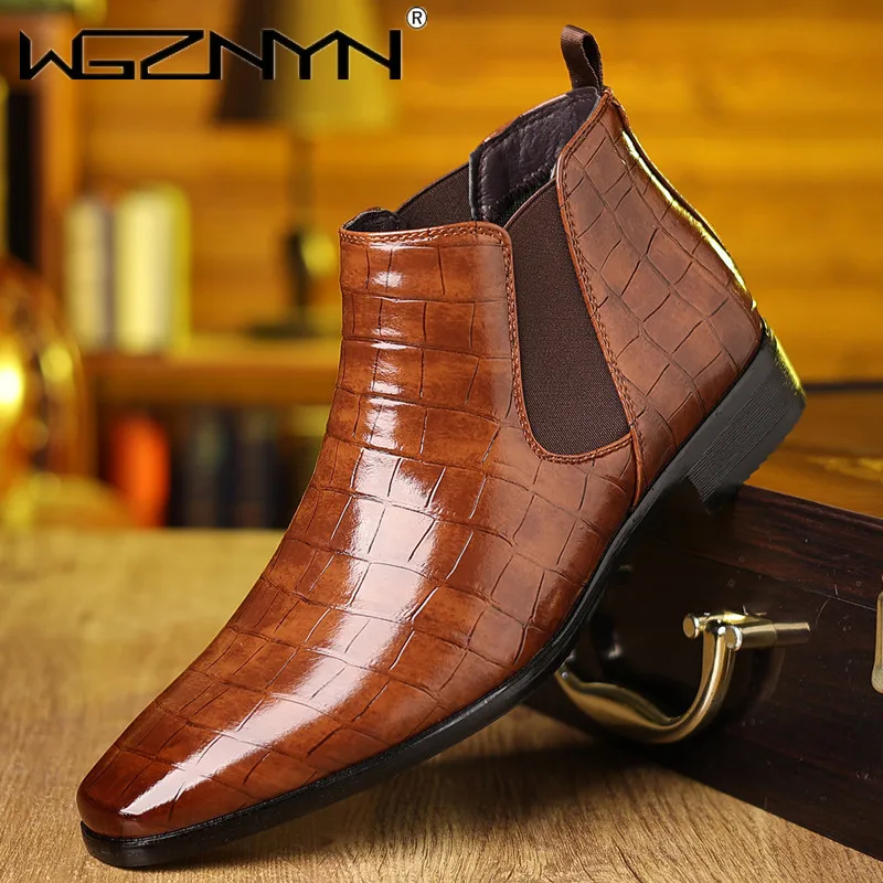 Luxury SIZE 39~48 Men Chelsea  - Men'S Fashion Formal 评论和价格
