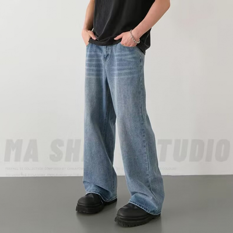Spring Autumn Men's New Denim  - Men'S Fashion Nova Jeans 评论和价格