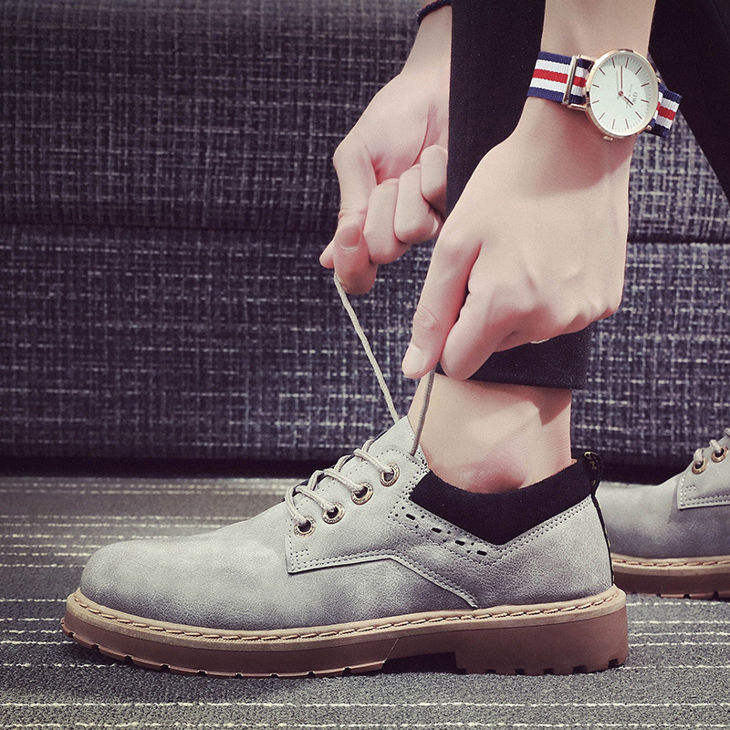 Fashion Retro Leather Men's Sh - Mens Fashion Zapatos 评论和价格