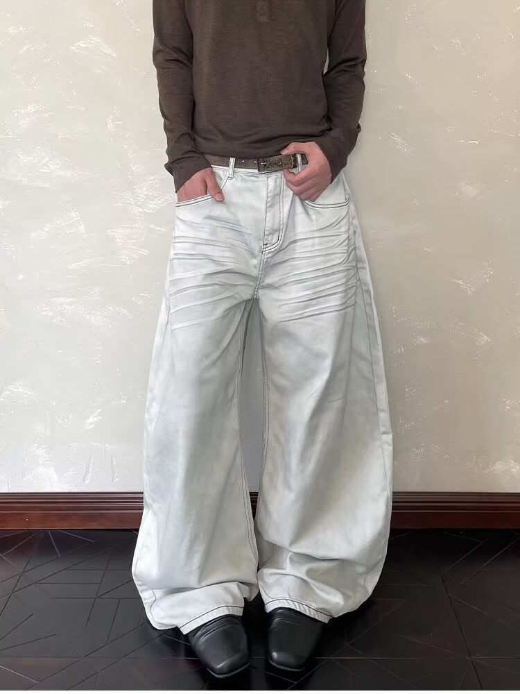 2026 Ropa Y2K New Fashion Wash - Men'S Fashion Nova Jeans 评论和价格