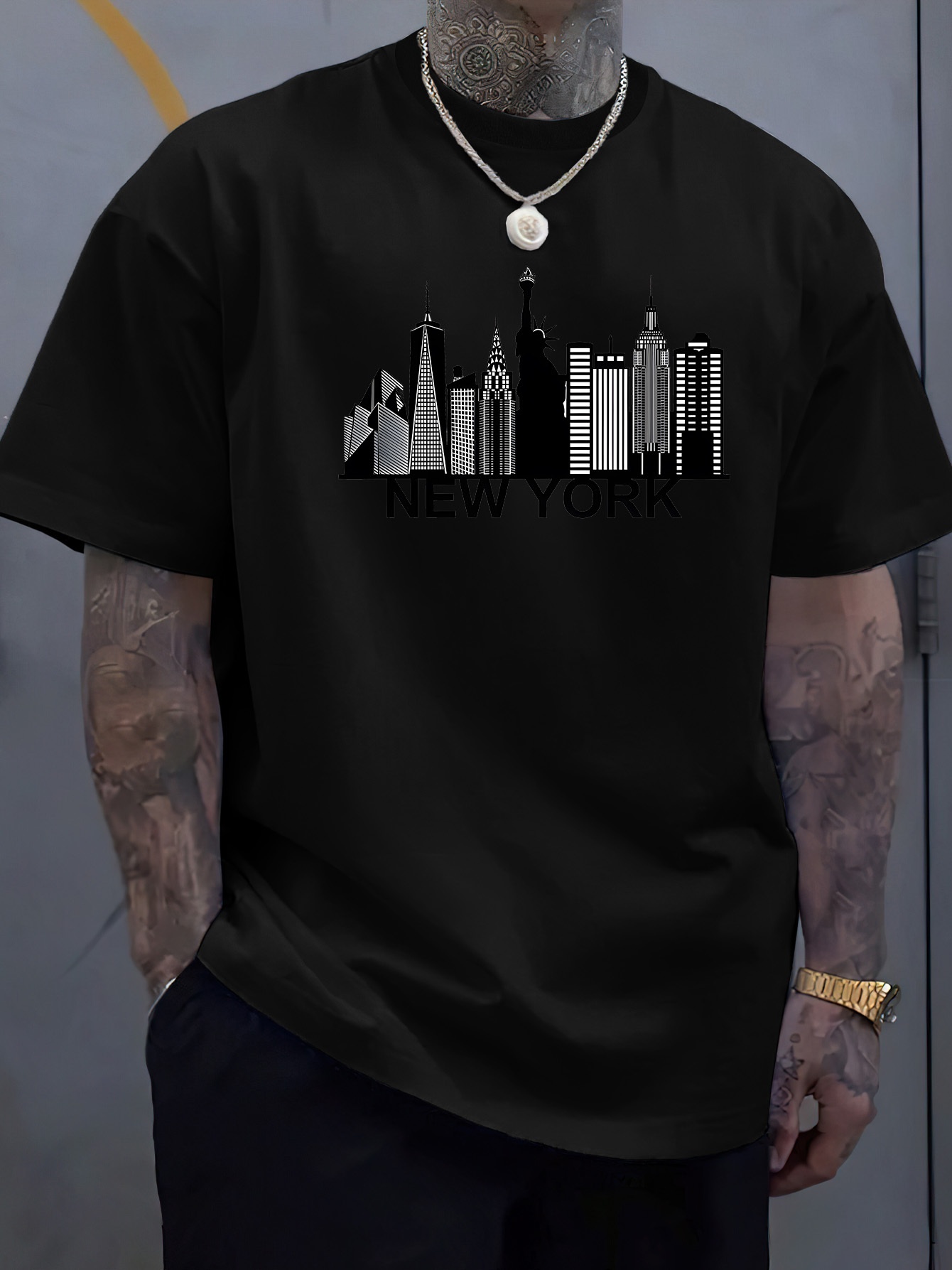 cotton men's New York city pat - Men'S Fashion New York 评论和价格