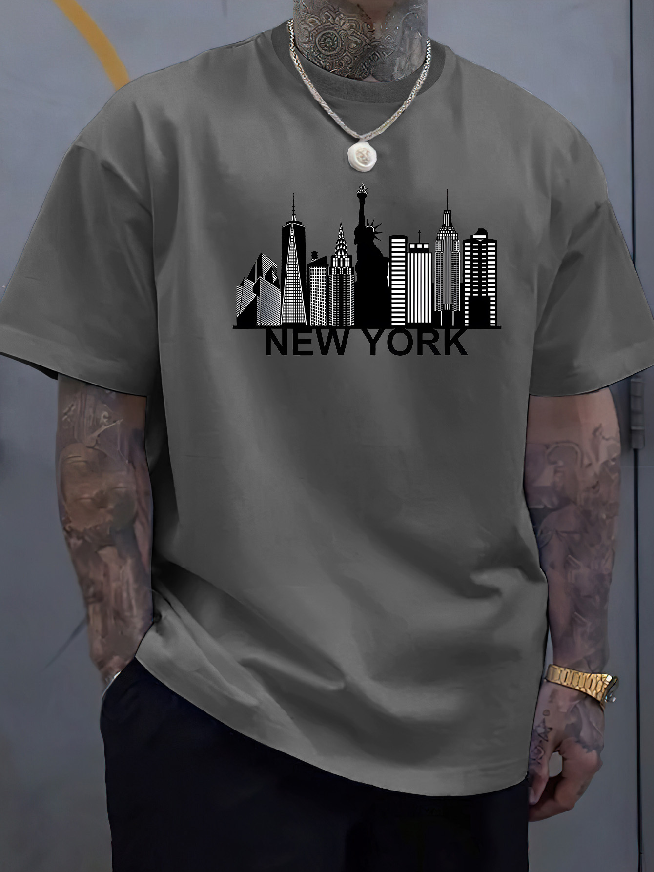 cotton men's New York city pat - Men'S Fashion New York 评论和价格