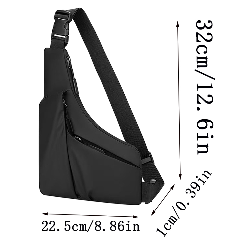 Slim Thin Wear-resistant Chest - Crossbody Bag Men 评论和价格