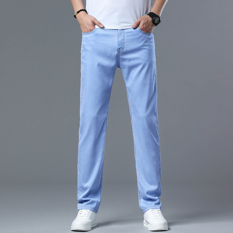 2025 Summer New Men's Light Bl - Men'S Fashion Nova Jeans 评论和价格