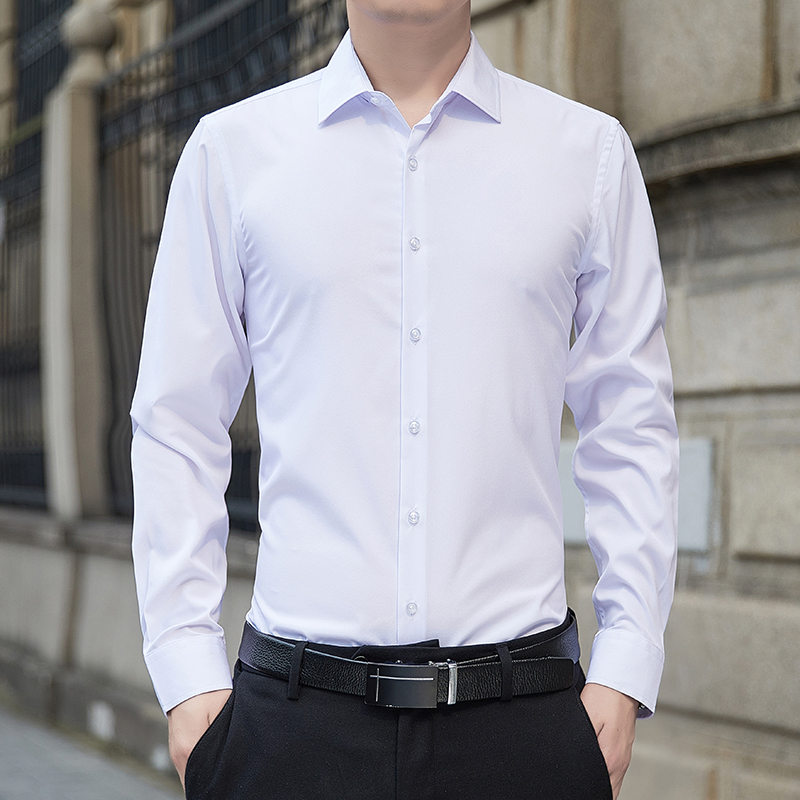 New Plus Size Men Solid Color  - Men'S Fashion Formal 评论和价格