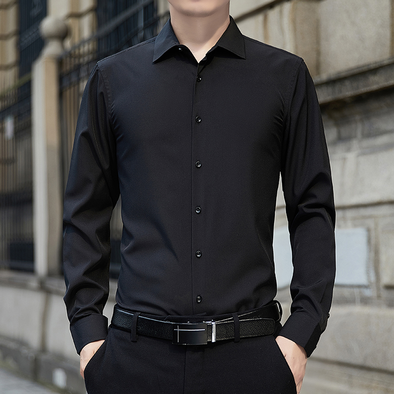 New Plus Size Men Solid Color  - Men'S Fashion Formal 评论和价格