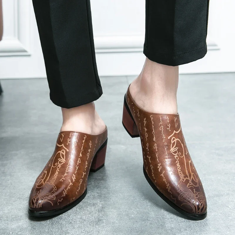 4CM Heels Men Loafers Casual D - Mens Fashion Zapatos 评论和价格