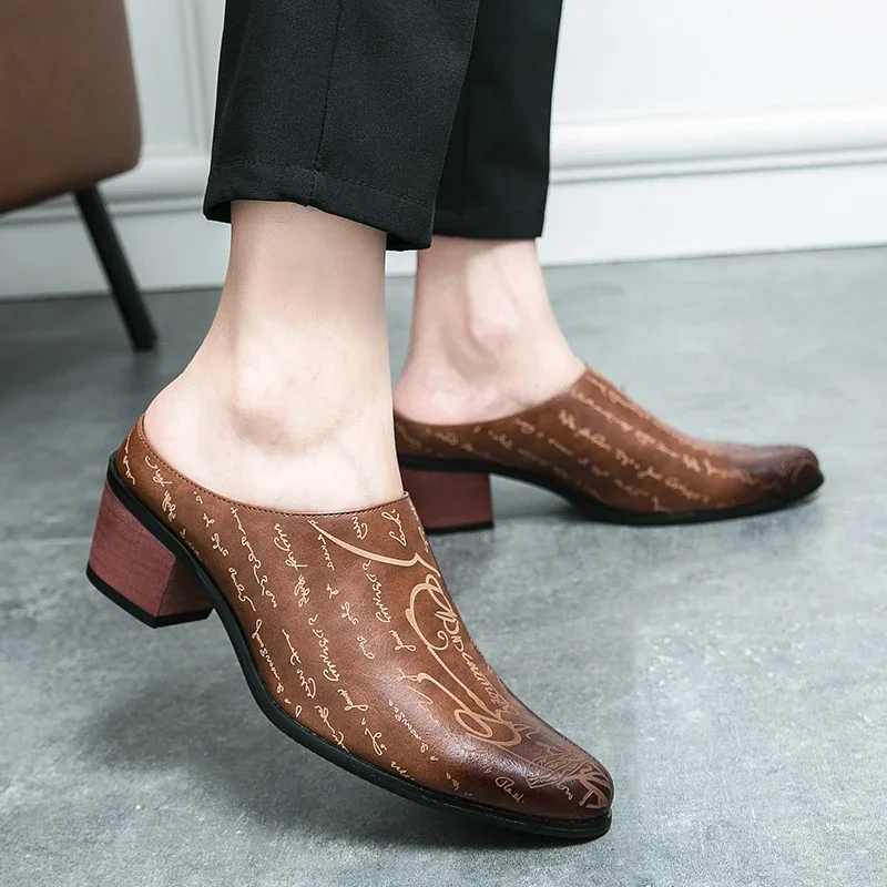 4CM Heels Men Loafers Casual D - Mens Fashion Zapatos 评论和价格