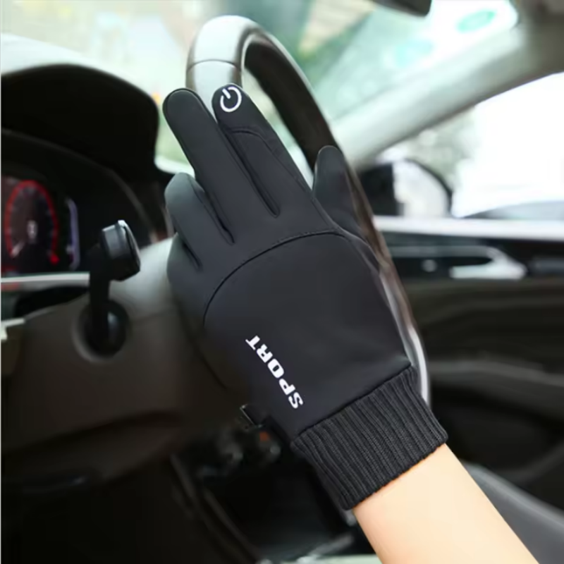Winter Gloves Men Women Touch  - Driving Gloves Leather 评论和价格