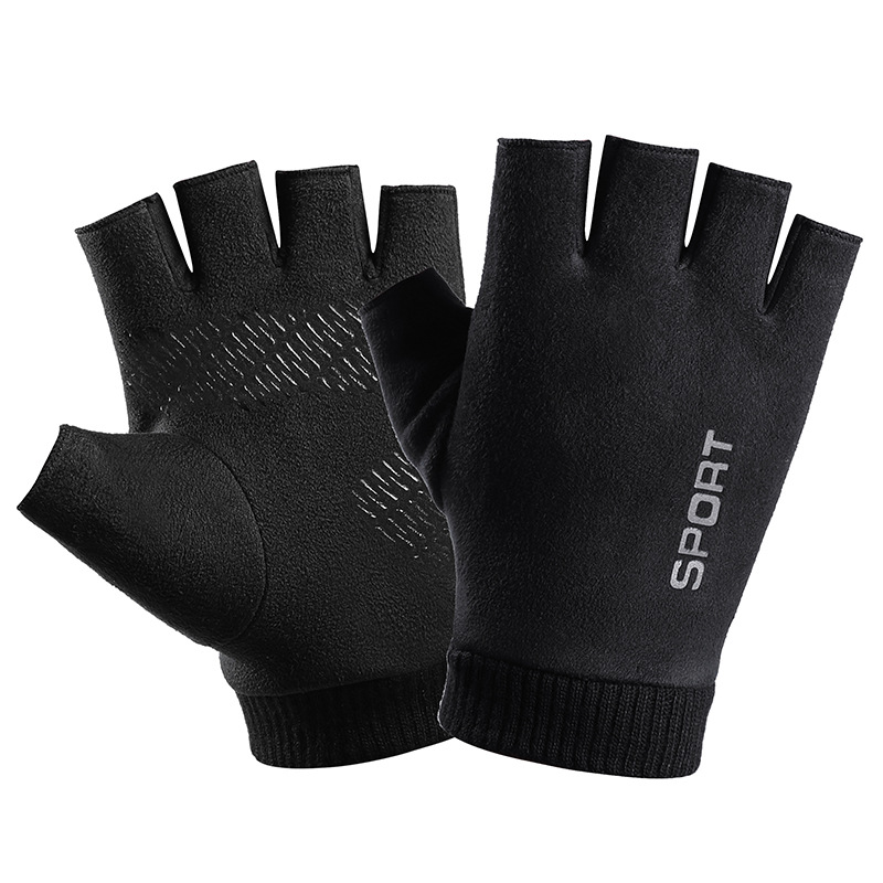 Men Winter Suede Leather Plush - Driving Gloves Leather 评论和价格