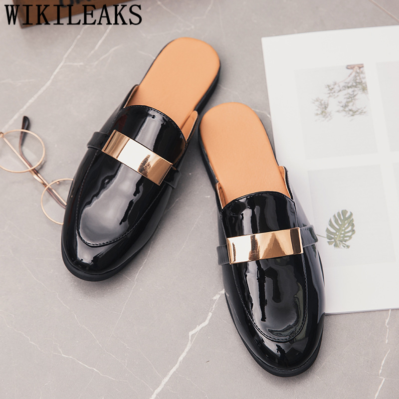 Black Half Shoes For Men Paten - Mens Fashion Zapatos 评论和价格