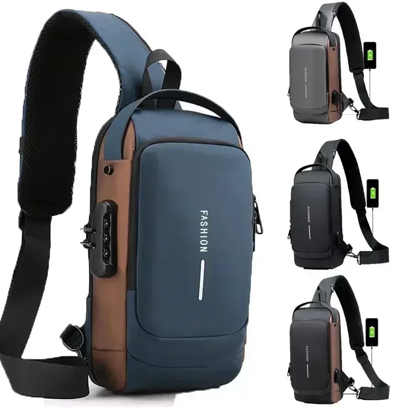 Waterproof Anti-Theft Backpack - Crossbody Bag Men 评论和价格