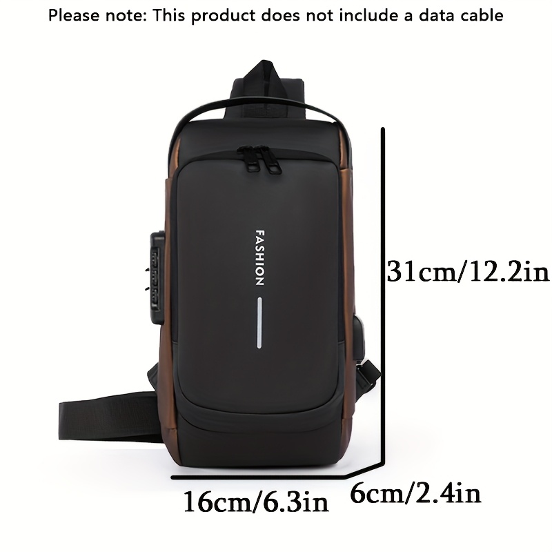 Waterproof Anti-Theft Backpack - Crossbody Bag Men 评论和价格