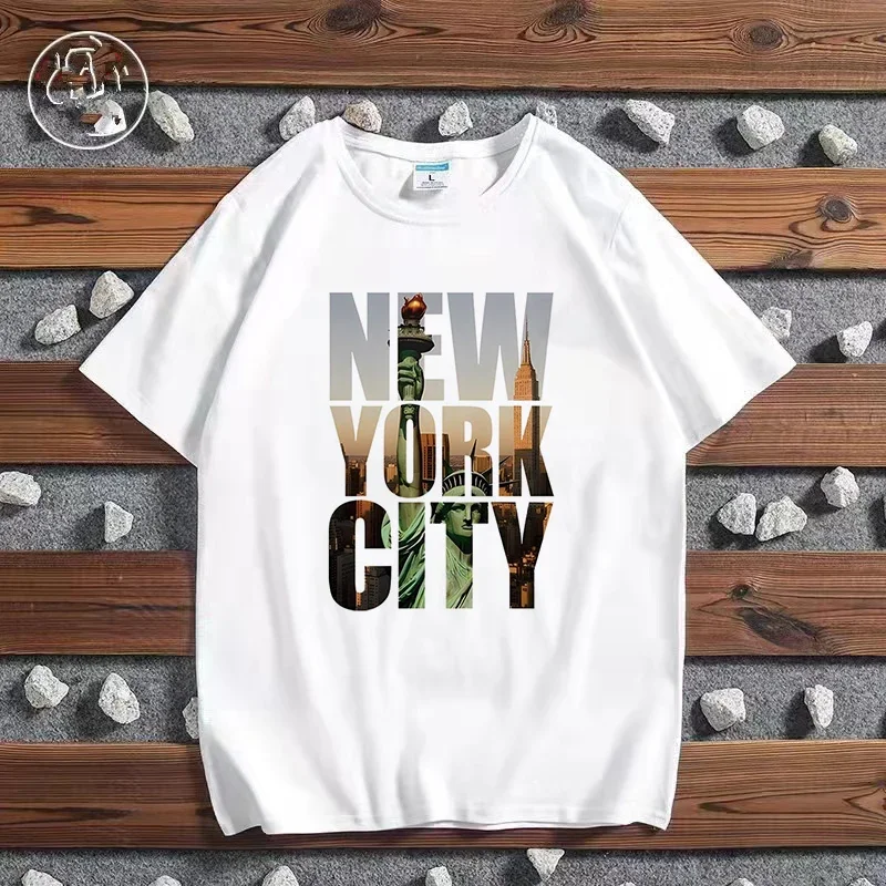 Fashion City Printed T-shirt P - Men'S Fashion New York 评论和价格